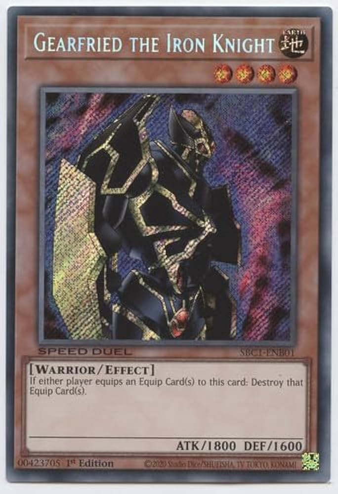Gearfried The Iron Knight - SBC1-ENB01 - Secret Rare - 1st